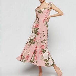 REFORMATION Nadira Tie Strap Dress